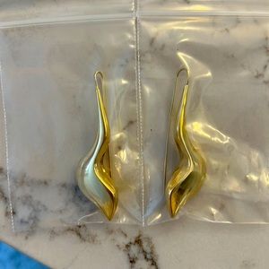 14K gold earrings